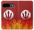 W2803 Fire Red Devil Spear Symbol Case Cover Custodia e Flip Case per Google Pixel 9