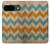W3033 Vintage Wood Chevron Graphic Printed Case Cover Custodia e Flip Case per Google Pixel 9