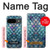 W3809 Mermaid Fish Scale Case Cover Custodia e Flip Case per Google Pixel 9