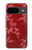 W3817 Red Floral Cherry blossom Pattern Case Cover Custodia e Flip Case per Google Pixel 9