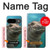W3871 Cute Baby Hippo Hippopotamus Case Cover Custodia e Flip Case per Google Pixel 9