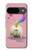 W3923 Cat Bottom Rainbow Tail Case Cover Custodia e Flip Case per Google Pixel 9