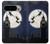 W3249 Peter Pan Fly Full Moon Night Case Cover Custodia e Flip Case per Google Pixel 9 Pro