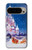 W3282 Santa Xmas Castle Case Cover Custodia e Flip Case per Google Pixel 9 Pro