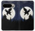 W3323 Flying Elephant Full Moon Night Case Cover Custodia e Flip Case per Google Pixel 9 Pro
