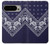 W3357 Navy Blue Bandana Pattern Case Cover Custodia e Flip Case per Google Pixel 9 Pro