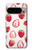 W3481 Strawberry Case Cover Custodia e Flip Case per Google Pixel 9 Pro