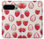 W3481 Strawberry Case Cover Custodia e Flip Case per Google Pixel 9 Pro