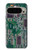 W3519 Electronics Circuit Board Graphic Case Cover Custodia e Flip Case per Google Pixel 9 Pro