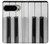W3524 Piano Keyboard Case Cover Custodia e Flip Case per Google Pixel 9 Pro