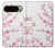 W3707 Pink Cherry Blossom Spring Flower Case Cover Custodia e Flip Case per Google Pixel 9 Pro