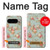 W3910 Vintage Rose Case Cover Custodia e Flip Case per Google Pixel 9 Pro