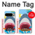 W3947 Shark Helicopter Cartoon Case Cover Custodia e Flip Case per Google Pixel 9 Pro