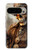 W3949 Steampunk Skull Smoking Case Cover Custodia e Flip Case per Google Pixel 9 Pro