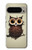 W0360 Coffee Owl Case Cover Custodia e Flip Case per Google Pixel 9 Pro XL