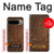 W0542 Rust Texture Case Cover Custodia e Flip Case per Google Pixel 9 Pro XL