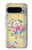 W2229 Vintage Flowers Case Cover Custodia e Flip Case per Google Pixel 9 Pro XL