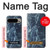 W2799 Light Blue Marble Stone Graphic Printed Case Cover Custodia e Flip Case per Google Pixel 9 Pro XL