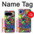 W3255 Colorful Art Pattern Case Cover Custodia e Flip Case per Google Pixel 9 Pro XL