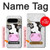 W3257 Cow Cartoon Case Cover Custodia e Flip Case per Google Pixel 9 Pro XL