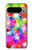 W3292 Colourful Disco Star Case Cover Custodia e Flip Case per Google Pixel 9 Pro XL