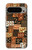 W3460 Mali Art Pattern Case Cover Custodia e Flip Case per Google Pixel 9 Pro XL