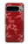 W3817 Red Floral Cherry blossom Pattern Case Cover Custodia e Flip Case per Google Pixel 9 Pro XL