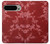 W3817 Red Floral Cherry blossom Pattern Case Cover Custodia e Flip Case per Google Pixel 9 Pro XL