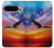 W3841 Bald Eagle Flying Colorful Sky Case Cover Custodia e Flip Case per Google Pixel 9 Pro XL