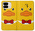 W2760 Yellow Duck Tuxedo Cartoon Case Cover Custodia e Flip Case per Google Pixel 9 Pro Fold
