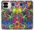 W3255 Colorful Art Pattern Case Cover Custodia e Flip Case per Google Pixel 9 Pro Fold