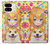 W3918 Baby Corgi Dog Corgi Girl Candy Case Cover Custodia e Flip Case per Google Pixel 9 Pro Fold