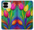 W3926 Colorful Tulip Oil Painting Case Cover Custodia e Flip Case per Google Pixel 9 Pro Fold