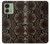 W0553 Snake Skin Case Cover Custodia e Flip Case per Motorola Edge (2023), Edge 40