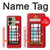 W2059 England British Telephone Box Minimalist Case Cover Custodia e Flip Case per Motorola Edge (2023), Edge 40