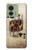 W2528 Poker King Card Case Cover Custodia e Flip Case per Motorola Edge (2023), Edge 40