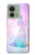 W2992 Princess Pastel Silhouette Case Cover Custodia e Flip Case per Motorola Edge (2023), Edge 40