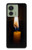 W3530 Buddha Candle Burning Case Cover Custodia e Flip Case per Motorola Edge (2023), Edge 40