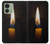 W3530 Buddha Candle Burning Case Cover Custodia e Flip Case per Motorola Edge (2023), Edge 40