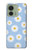 W3681 Daisy Flowers Pattern Case Cover Custodia e Flip Case per Motorola Edge (2023), Edge 40