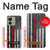 W3687 Firefighter Thin Red Line American Flag Case Cover Custodia e Flip Case per Motorola Edge (2023), Edge 40