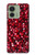 W3757 Pomegranate Case Cover Custodia e Flip Case per Motorola Edge (2023), Edge 40
