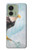 W3843 Bald Eagle On Ice Case Cover Custodia e Flip Case per Motorola Edge (2023), Edge 40
