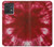 W2480 Tie Dye Red Case Cover Custodia e Flip Case per Motorola Edge 40 Neo