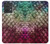 W3539 Mermaid Fish Scale Case Cover Custodia e Flip Case per Motorola Edge 40 Neo