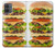 W0790 Hamburger Case Cover Custodia e Flip Case per Motorola Moto G14