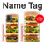 W0790 Hamburger Case Cover Custodia e Flip Case per Motorola Moto G14