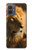 W1046 Lion King of Forest Case Cover Custodia e Flip Case per Motorola Moto G14