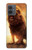 W1957 Lion Aslan Case Cover Custodia e Flip Case per Motorola Moto G14