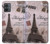 W2211 Paris Postcard Eiffel Tower Case Cover Custodia e Flip Case per Motorola Moto G14